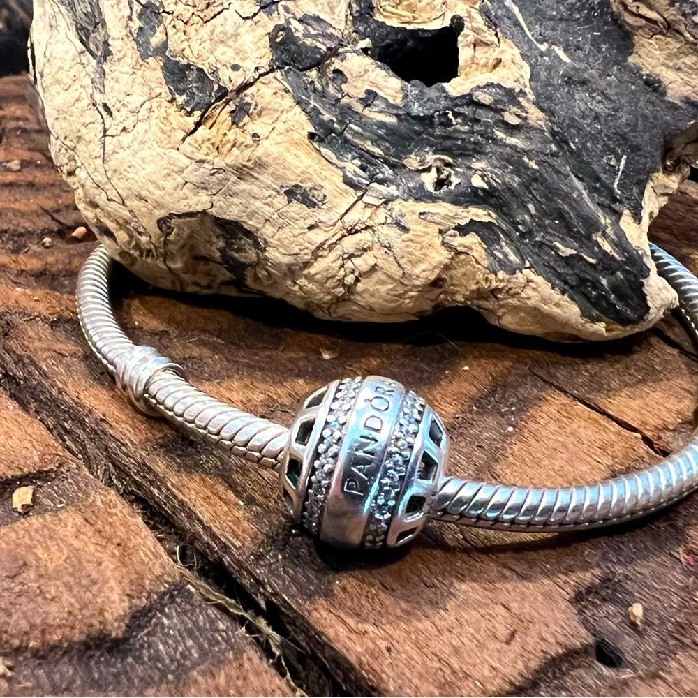 Reserved Authentic Pandora Bead Forever Pandora Charm Sterling Silver Signature